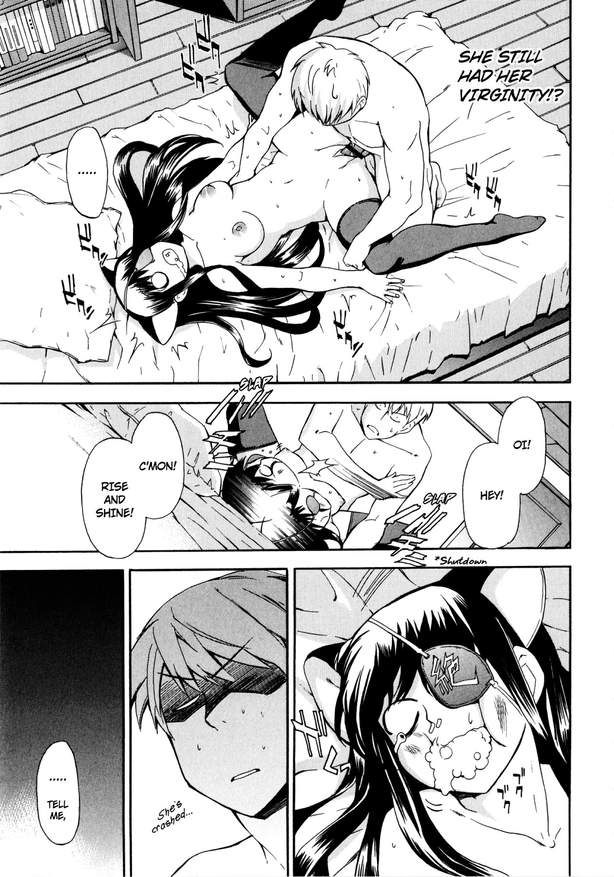 Hentai Manga Comic-My Fucked-in-the-Head Younger Sister Comes in, Wearing Cat Ears and an Eyepatch-Read-17